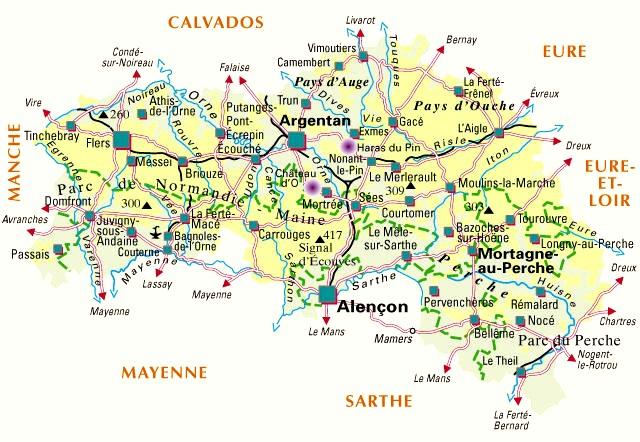 carte de l'orne